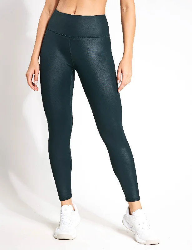 Zephyr Legging - Army High Shine Stylish Sweat-Proof Leggings