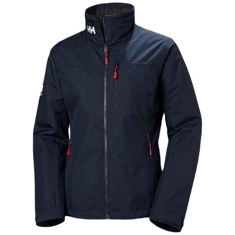 Helly Hansen Women's Navy Crew Midlayer Jacket 2.0 Fleece Jacket Down Jacket Parka