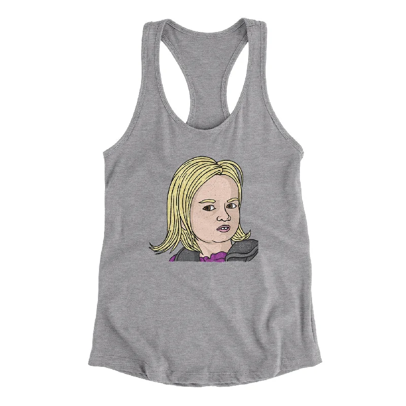 Side Eye Chloe Meme Funny Women's Racerback Tank off shoulder tank