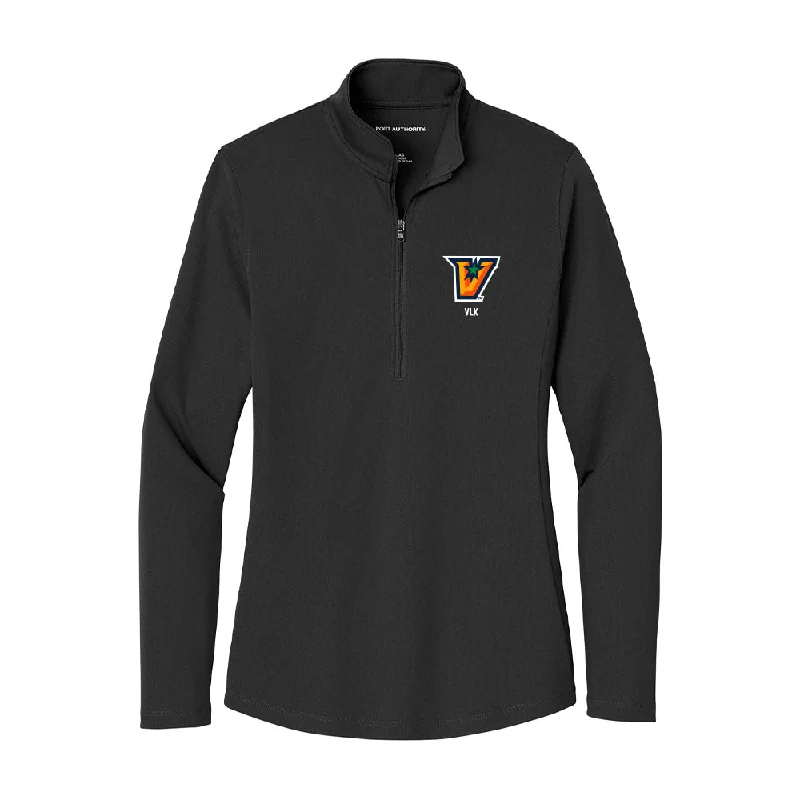 UTRGV - NCAA Women's Track & Field : Zoe VLK - Women's Lightweight Quarter Zip Jacket Denim Fabric Leather Fabric Suede Fabric
