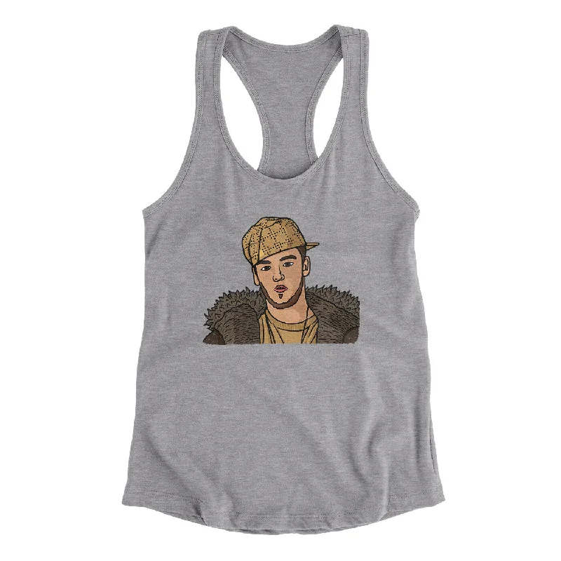 Scumbag Steve Meme Funny Women's Racerback Tank one shoulder tank