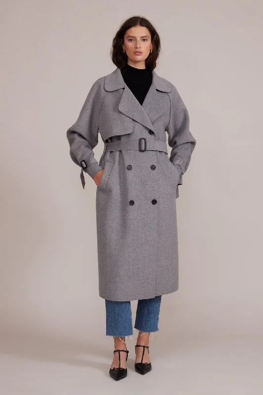 KLAUS TRENCH COAT Trench Raincoat Windbreaker
