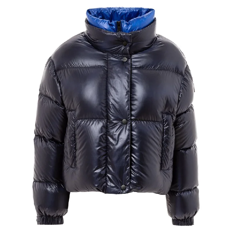 Blue Polyamide Jackets & Coat Mesh Jacket Canvas Jacket Denim Jacket