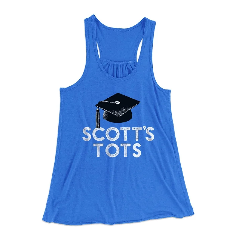 Scott's Tots Women's Flowey Tank Top workout tank top