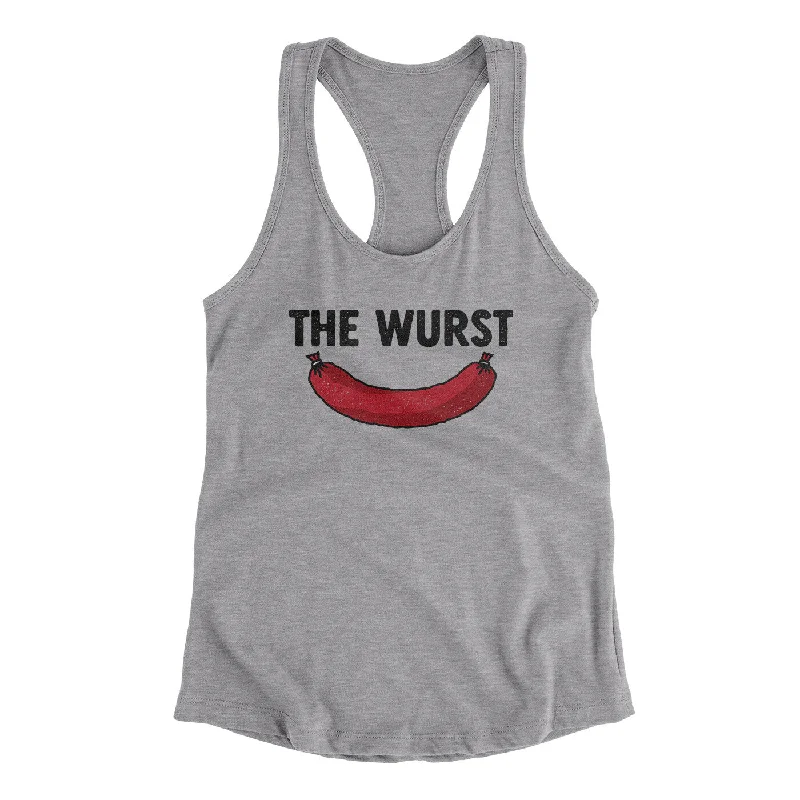 The Wurst Women's Racerback Tank essential tank top