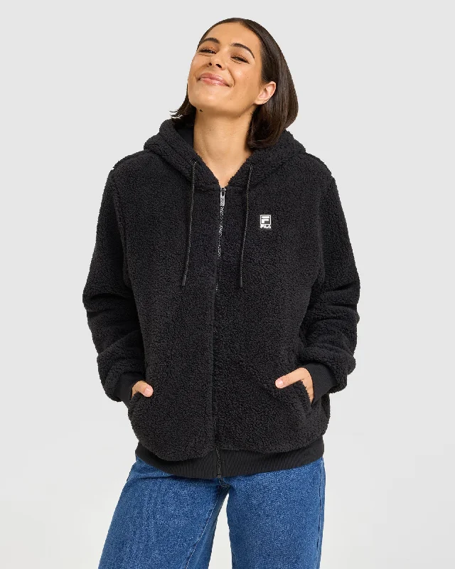 Women's Miranda Teddy Jacket Hooded Jacket Caped Jacket Shawl Collar Jacket