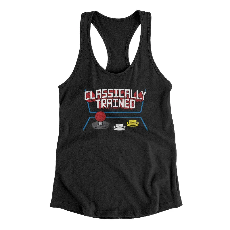 Classically Trained Funny Women's Racerback Tank relaxed fit tank