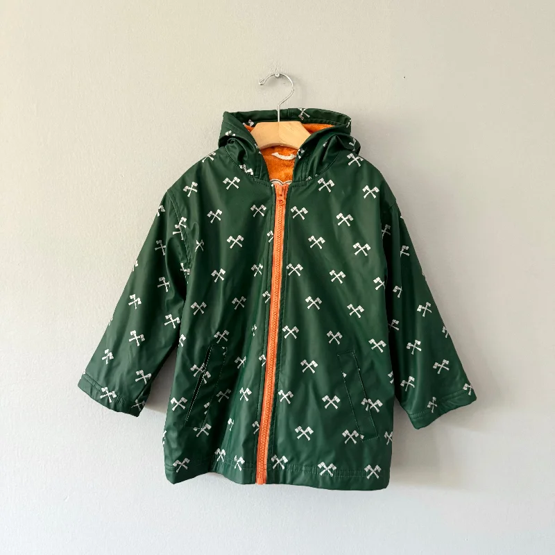 Hatley / Lined rain coat / 4T Trim Padded Insulated