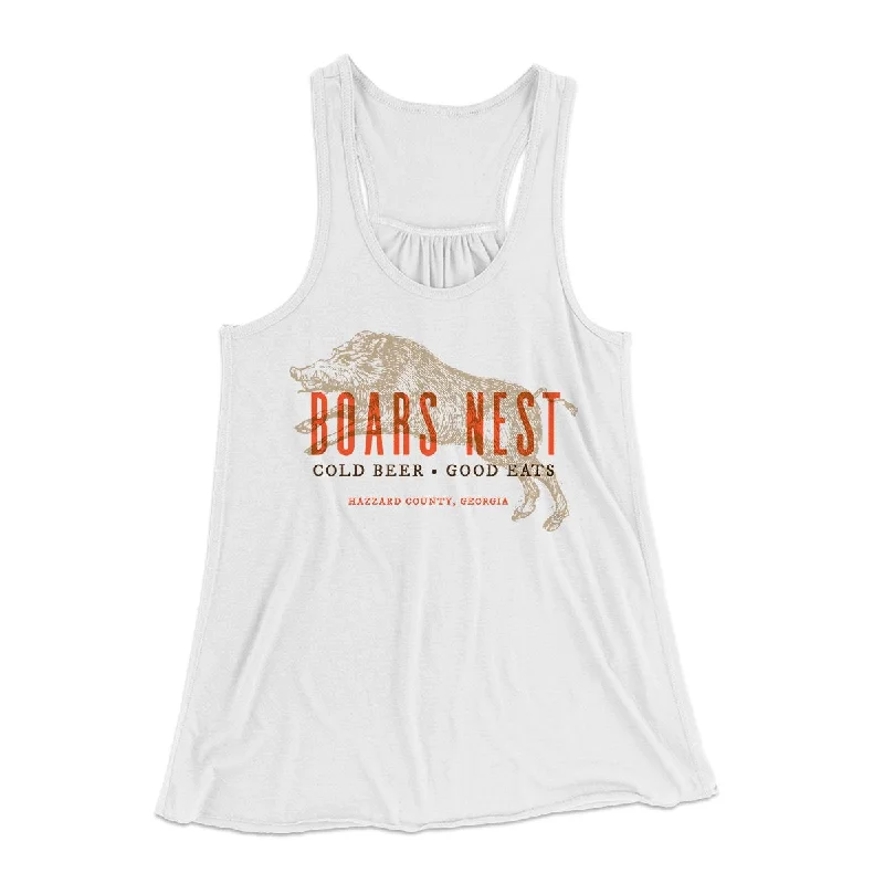 Boars Nest Women's Flowey Tank Top activewear tank top