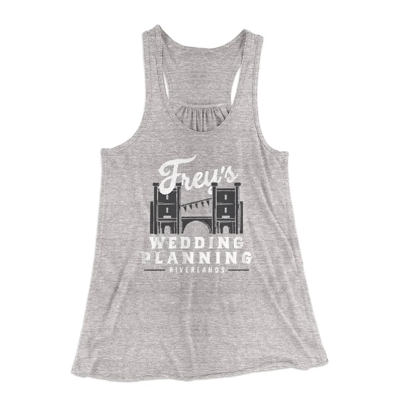Frey's Wedding Planning Women's Flowey Tank Top basic tank top