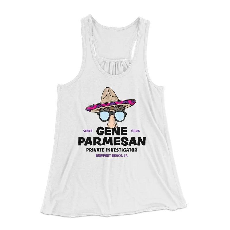 Gene Parmesan Women's Flowey Tank Top floral tank top