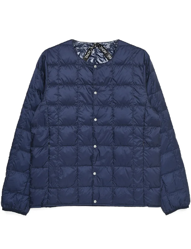 Taion Taion-104 Down Jacket Navy Mesh Jacket Canvas Jacket Denim Jacket