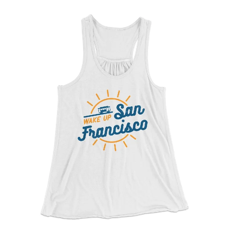 Wake Up San Francisco Women's Flowey Tank Top seamless tank top