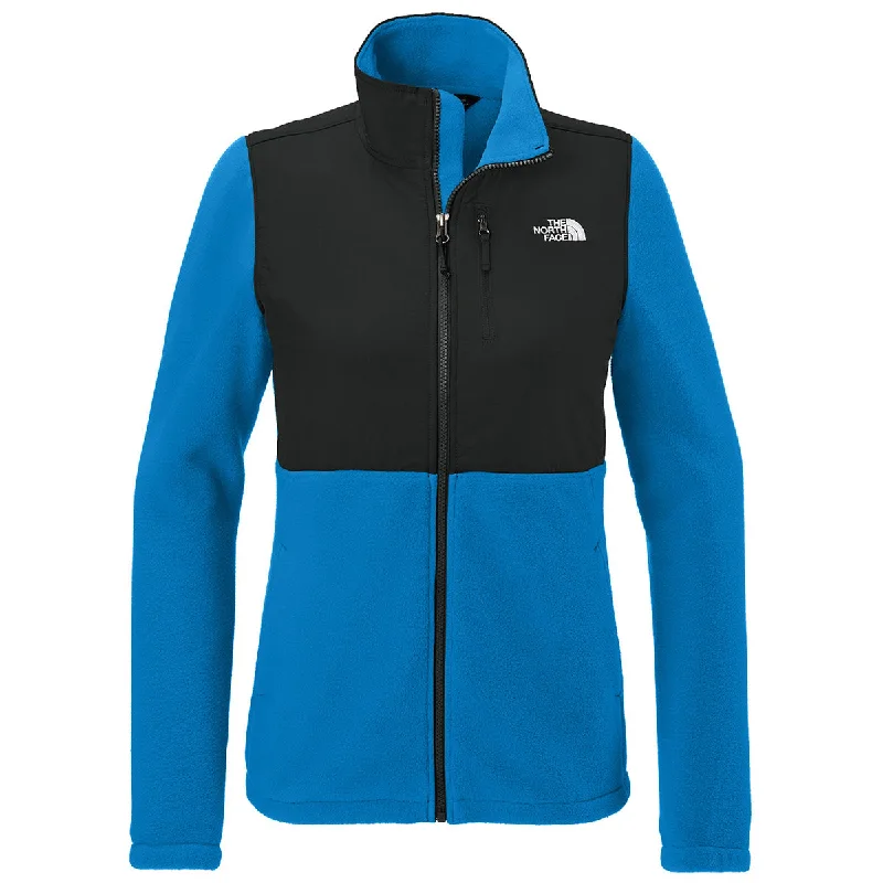 The North Face Women's Hero Blue/ TNF Black Highest Peak Full-Zip Fleece Jacket Faux Fur Jacket Real Fur Jacket Shearling Jacket