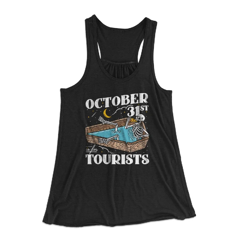 October 31st Is For Tourists Women's Flowey Tank Top pastel tank top