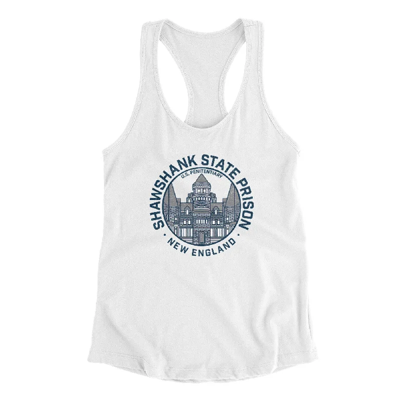Shawshank State Prison Women's Racerback Tank lightweight tank top