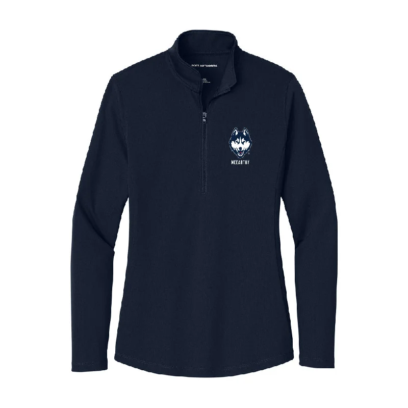 UConn - NCAA Women's Track & Field : Ally McCarthy - Women's Lightweight Quarter Zip Jacket Anorak Shell Jacket Lightweight Jacket
