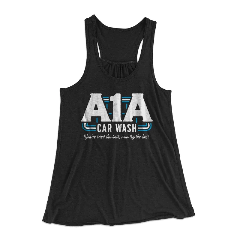 A1A Car Wash Women's Flowey Tank Top high neck tank