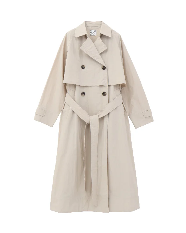 layer trench coat Cape Coat Herringbone Coat Tweed Coat