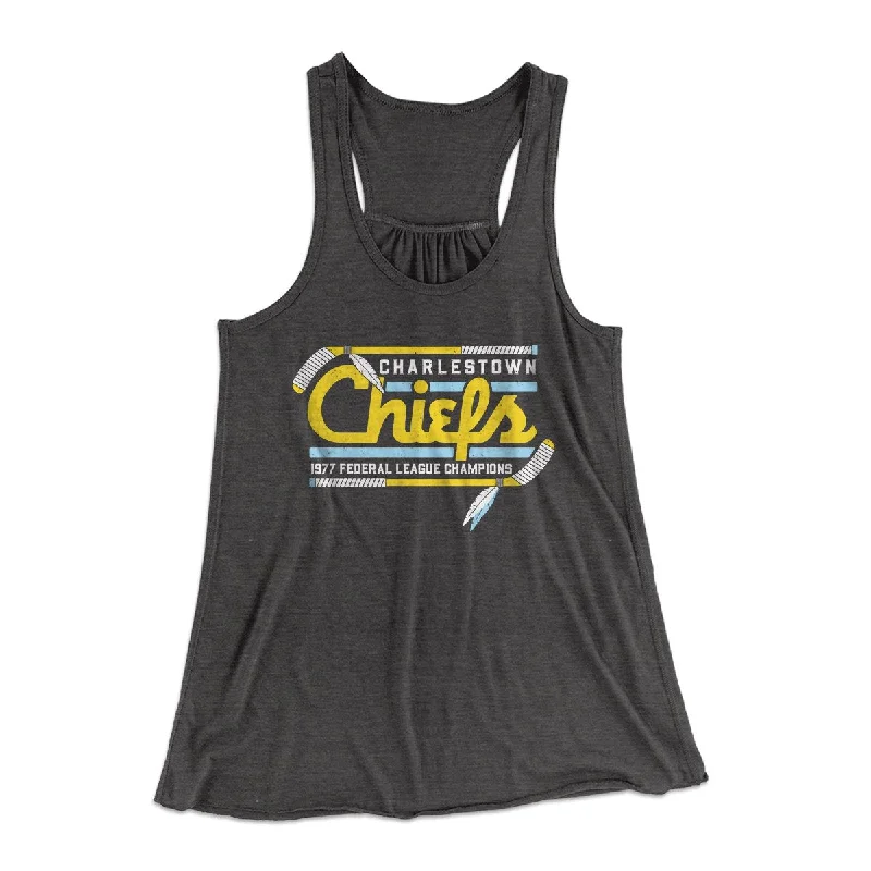 Charlestown Chiefs Women's Flowey Tank Top cold shoulder tank