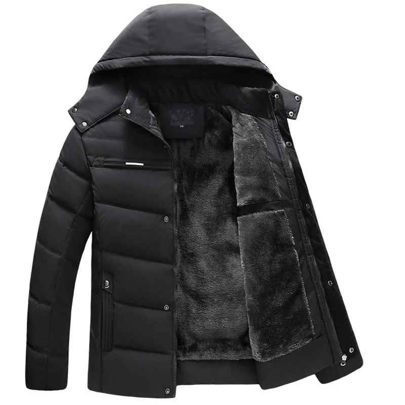 Fashion Men's Winter Coats Wool Cashmere Tweed
