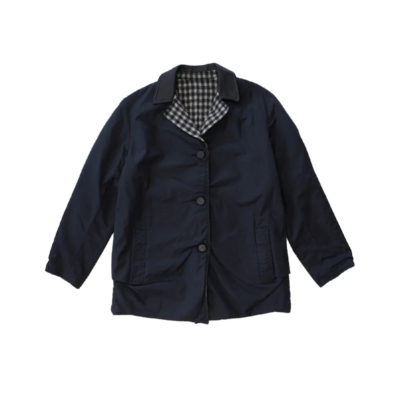 Balenciaga Reversible Coat - Women's 36 Front Pockets Side Pockets Patch Pockets