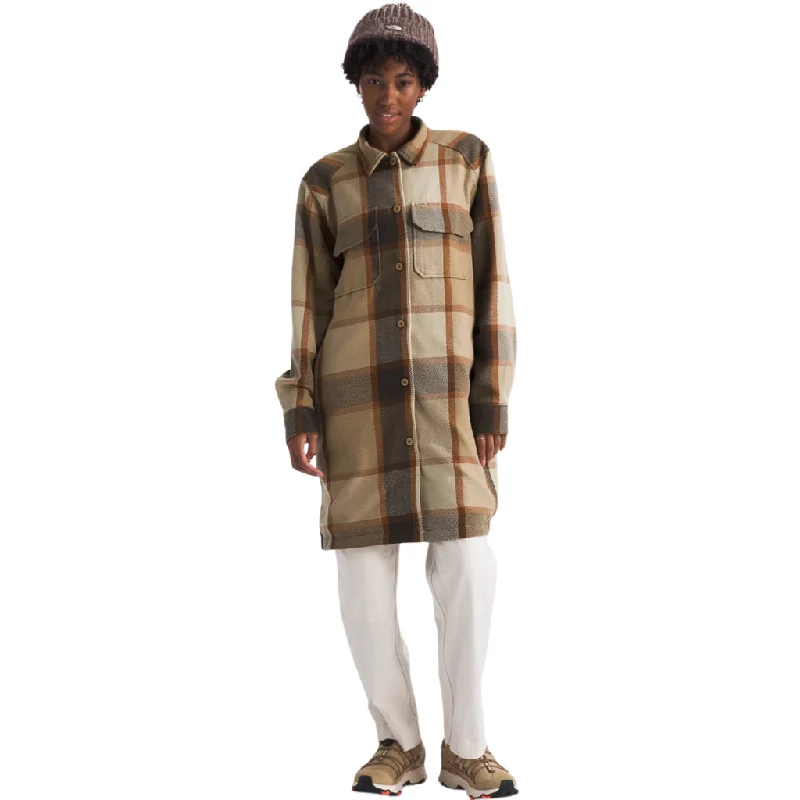 The North Face Women's Valley Twill Utility Coat Trench Wool Cashmere
