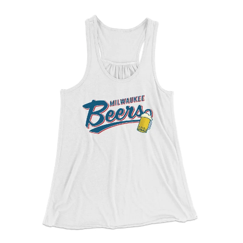 Milwaukee Beers Women's Flowey Tank Top layering tank top