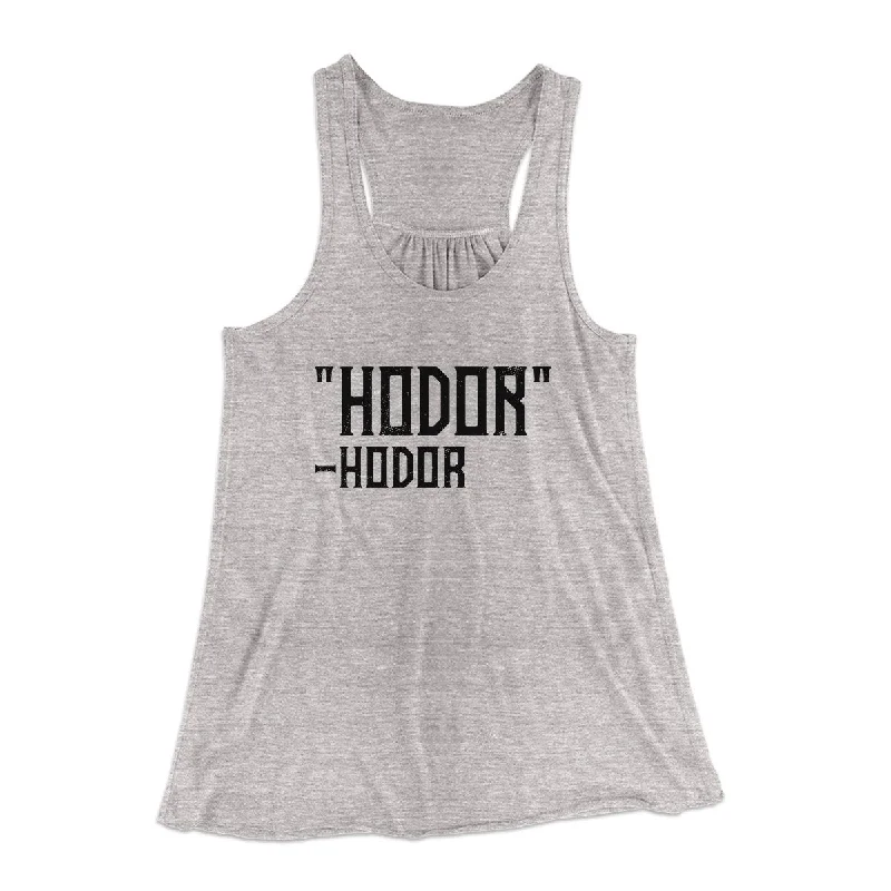 Hodor Women's Flowey Tank Top sheer tank top