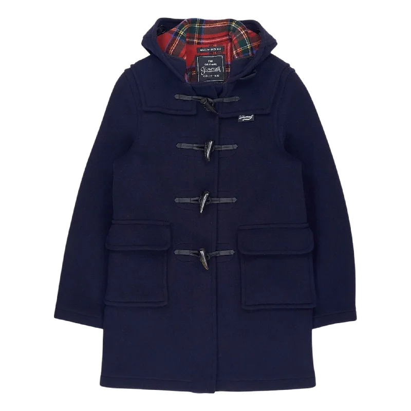Gloverall Navy Wool Duffle Coat - Child Age 10 Quilted Jacket Anorak Windbreaker