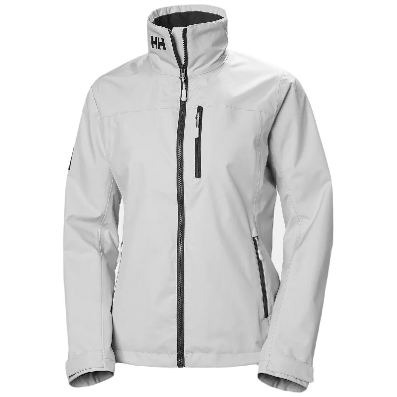 Helly Hansen Women's Grey Fog Crew Jacket 2.0 Elasticated Jacket Padded Jacket Insulated Jacket