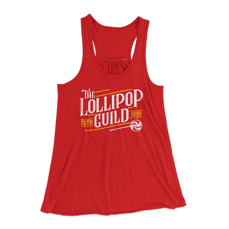 Lollipop Guild Women's Flowey Tank Top coral tank top