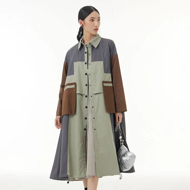 Fashion Designed Plus Sizes Women Trench Coats Sleeveless Short Sleeve Long Sleeve