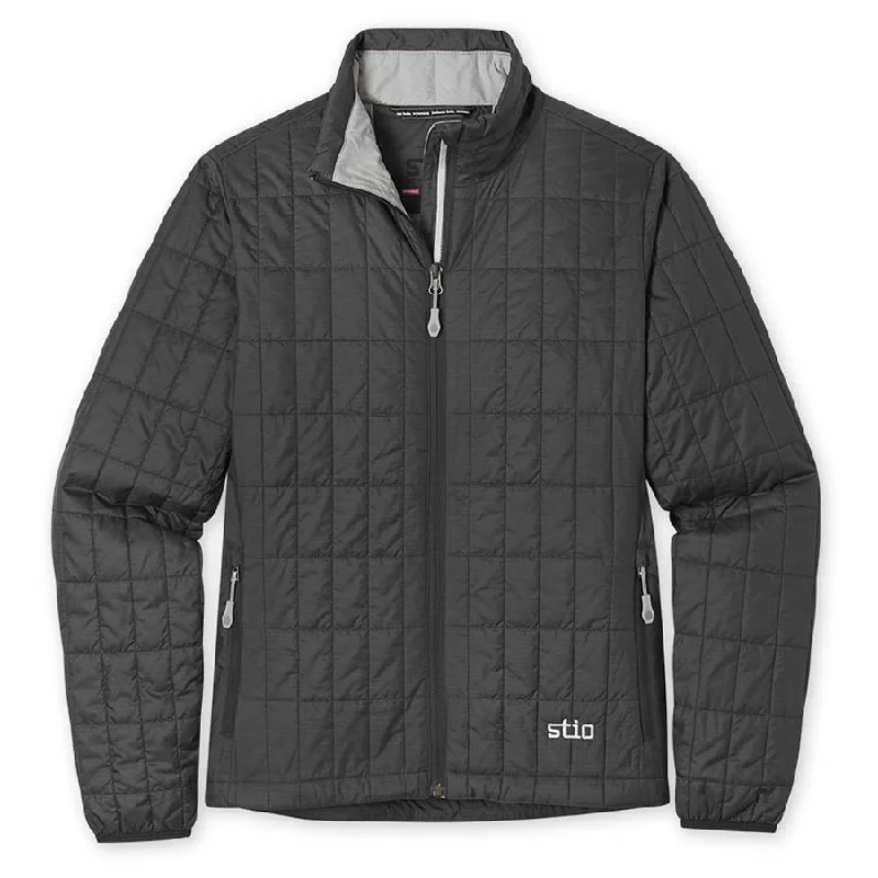 Stio Women's Boundary Black Azura Insulated Jacket Bomber Jacket Anorak Windbreaker