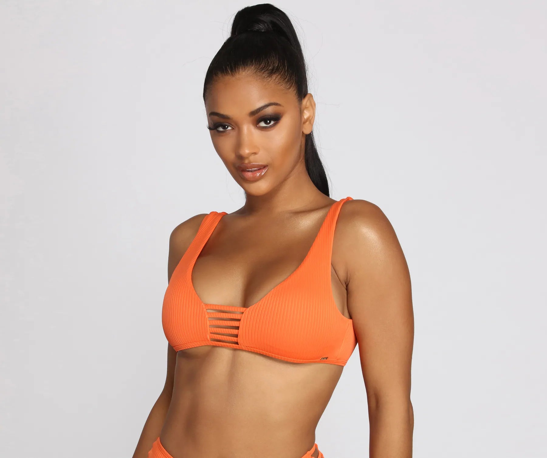 Glowed Up Goddess Swim Tank lace tank top