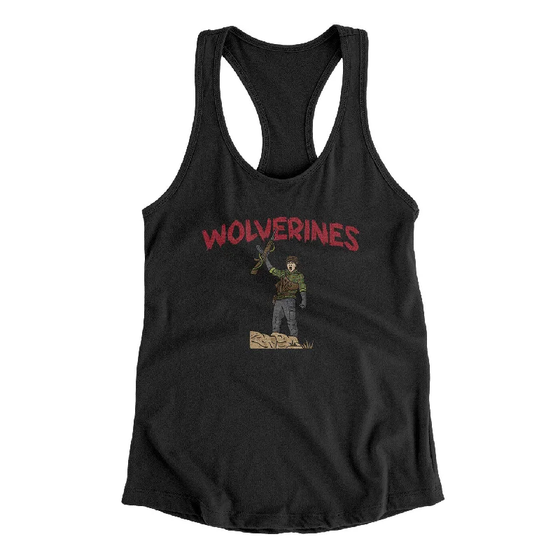 Wolverines Women's Racerback Tank neon tank top