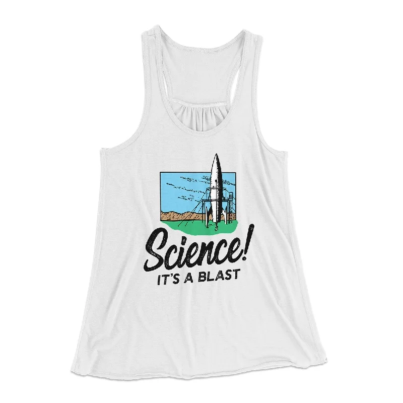 Science! It's a Blast Women's Flowey Tank Top bold tank top