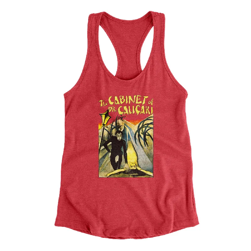 The Cabinet Of Dr Caligari Women's Racerback Tank peach tank top