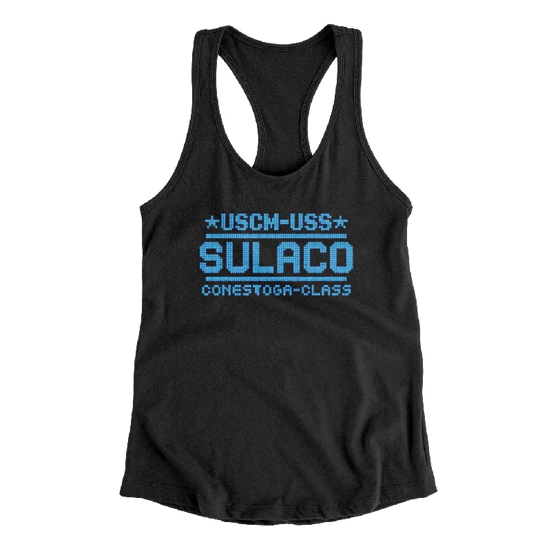 Uss Sulaco Women's Racerback Tank bold tank top