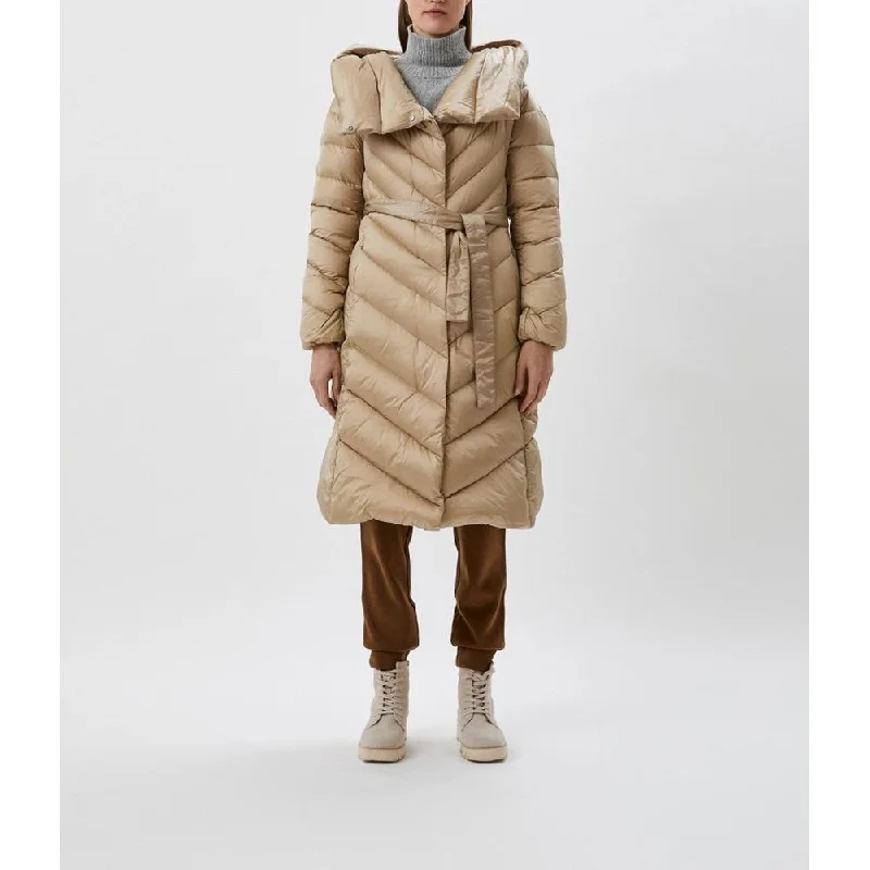 Beige Polyamide Jackets & Coat Bomber Jacket Anorak Windbreaker