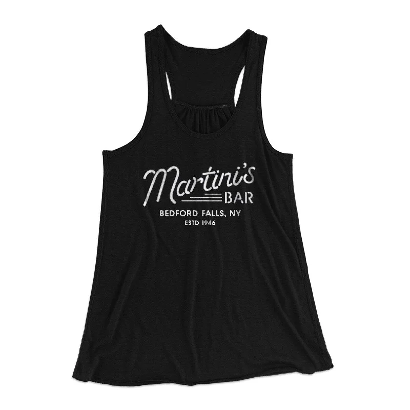 Martinis Bar Women's Flowey Racerback Tank Top breathable tank top