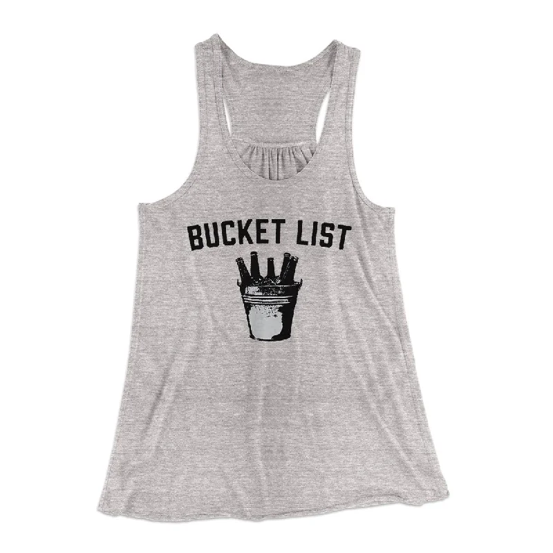 Bucket List Women's Flowey Tank Top peekaboo tank top