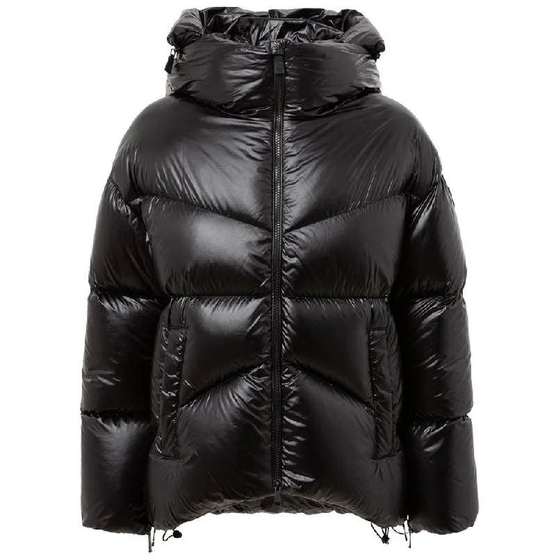 Black Polyamide Jackets & Coat Denim Jacket Leather Jacket Suede Jacket
