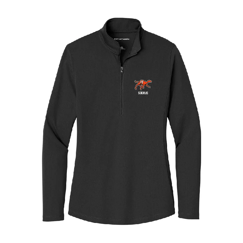 Campbell - NCAA Women's Track & Field : Chloe Soorus - Women's Lightweight Quarter Zip Jacket Fitted Jacket Loose Jacket Oversized Jacket