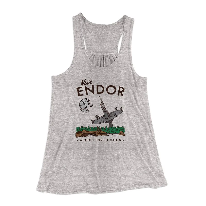Visit Endor Women's Flowey Tank Top mint tank top