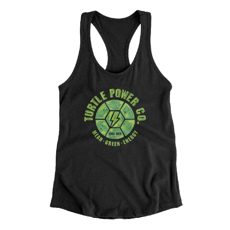 Turtle Power Co. Women's Racerback Tank adorable tank top
