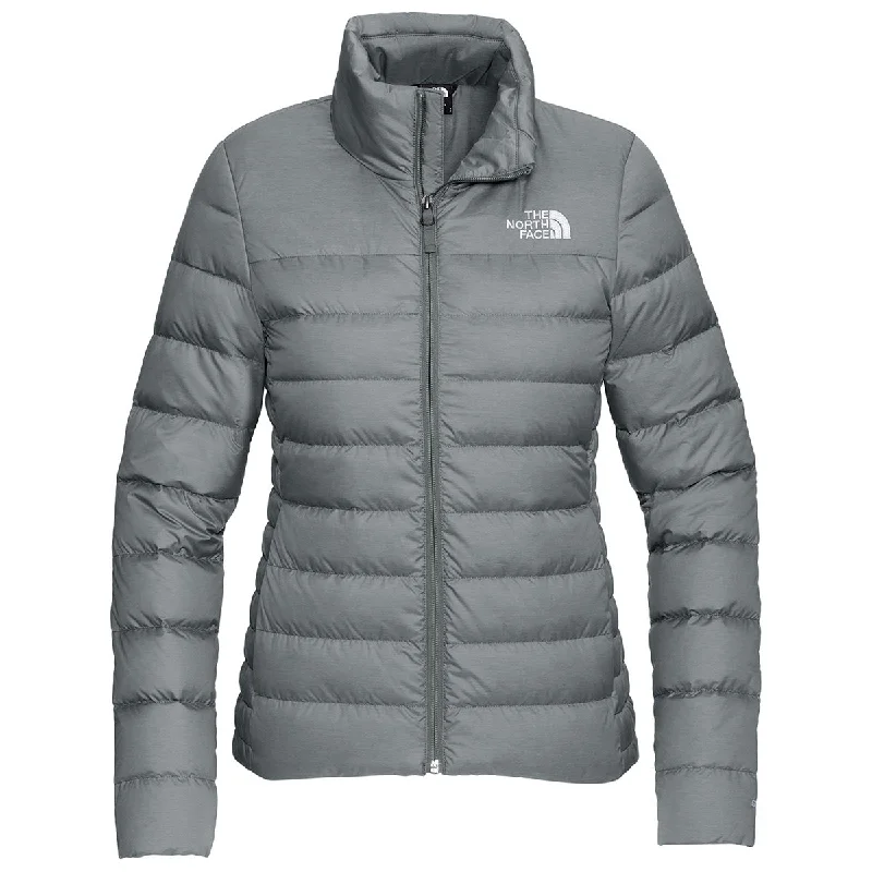 The North Face Women's TNF Medium Grey Heather Down Hybrid Jacket Rayon Fabric Velvet Fabric Corduroy Fabric