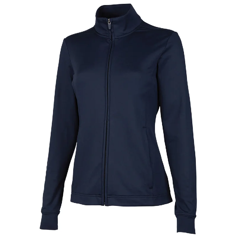 Charles River Women's Navy NU Fitness Jacket Denim Jacket Leather Jacket Suede Jacket