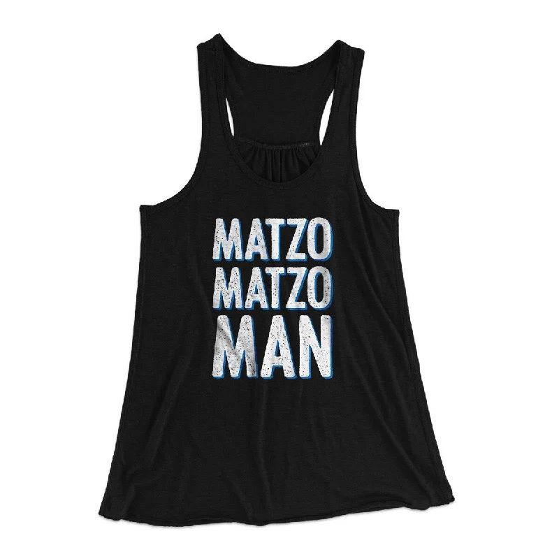 Matzo Matzo Man Women's Flowey Racerback Tank Top casual tank top