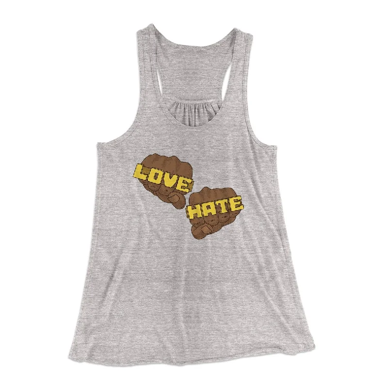 Love Hate Women's Flowey Tank Top athletic tank top